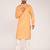 Men's self embossed designer cotton kurta