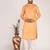Men's self embossed designer cotton kurta