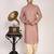 Men's woven design mandarin collar cotton straight kurta
