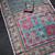Multi Color ajarakh Print And Mirror work Silk Blend Saree