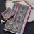 Multi Color ajarakh Print And Mirror work Silk Blend Saree