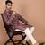 Men's ethnic motifs cotton printed kurta