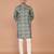 Men's floral printed mandarin collar cotton kurta