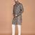 Men's  paisley print cotton kurta