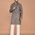 Men's  paisley print cotton kurta