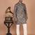Men's  paisley print cotton kurta