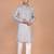 Men's  paisley print cotton kurta