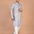 Men's  paisley print cotton kurta