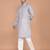 Men's  paisley print cotton kurta
