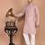 Men's  paisley print cotton kurta