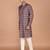 Men's traditional patola printed cotton kurta