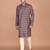 Men's traditional patola printed cotton kurta