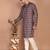 Men's traditional patola printed cotton kurta