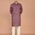 Men's traditional patola printed cotton kurta