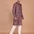 Men's traditional patola printed cotton kurta