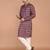 Men's traditional patola printed cotton kurta