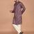 Men's floral printed cotton straight  kurta
