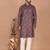 Men's floral printed cotton straight  kurta