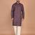 Men's  paisley print cotton kurta