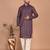 Men's  paisley print cotton kurta