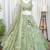 Premium Sage Green Embroidered Lehenga Choli with Dupatta