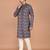 Men's floral printed cotton straight  kurta
