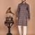 Men's floral printed cotton straight  kurta
