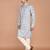 Men's cotton straight printed kurta