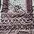 Crem Color Printed And Mirror Work Silk Blend Saree