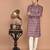 Men's floral printed cotton straight  kurta