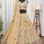 Elegant Pastel Georgette Lehenga Set with Multicolor Thread Embroidery & Sequins