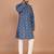 Men's leaf printed cotton kurta
