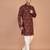 Men's floral printed cotton straight  kurta