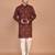 Men's floral printed cotton straight  kurta