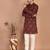 Men's floral printed cotton straight  kurta