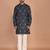 Men's floral printed cotton straight  kurta