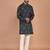 Men's floral printed cotton straight  kurta