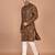 Men's floral printed cotton straight  kurta