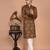 Men's floral printed cotton straight  kurta