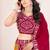 Elegant Vichitra Silk Bridal Lehenga Choli with Sequins Embroidery