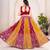 Elegant Vichitra Silk Bridal Lehenga Choli with Sequins Embroidery