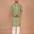 Men's floral printed cotton straight  kurta