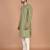 Men's floral printed cotton straight  kurta