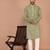 Men's floral printed cotton straight  kurta