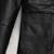 Women’s black lambskin leather jacket-4 envelope pocket stylish