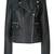 women's brown lambskin leather biker jacket classic moto zip style premium modern