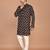Men's floral printed cotton straight  kurta