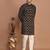 Men's floral printed cotton straight  kurta