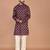 Men's floral printed cotton straight  kurta