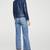 Women's real soft lambskin leather slim fit jacket blue zipper stylish